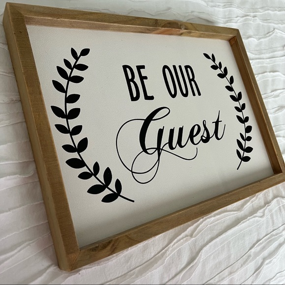 Be Our Guest Sign - Picture 2 of 4